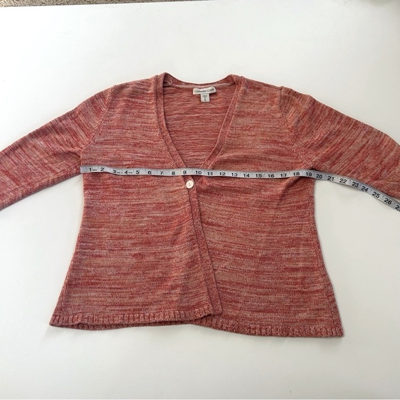 Coldwater Creek 3/4 Sleeve Cardigan in Pink XL - Picture 9 of 12